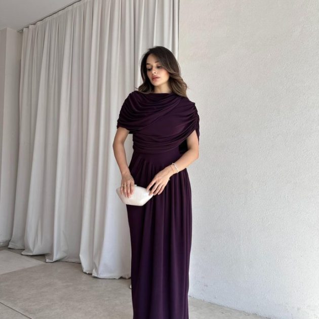 Daisy purple dress