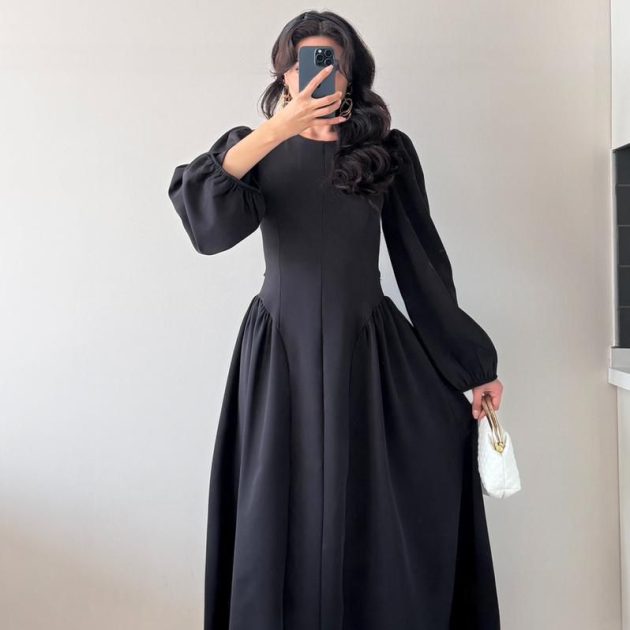 Adeline black dress