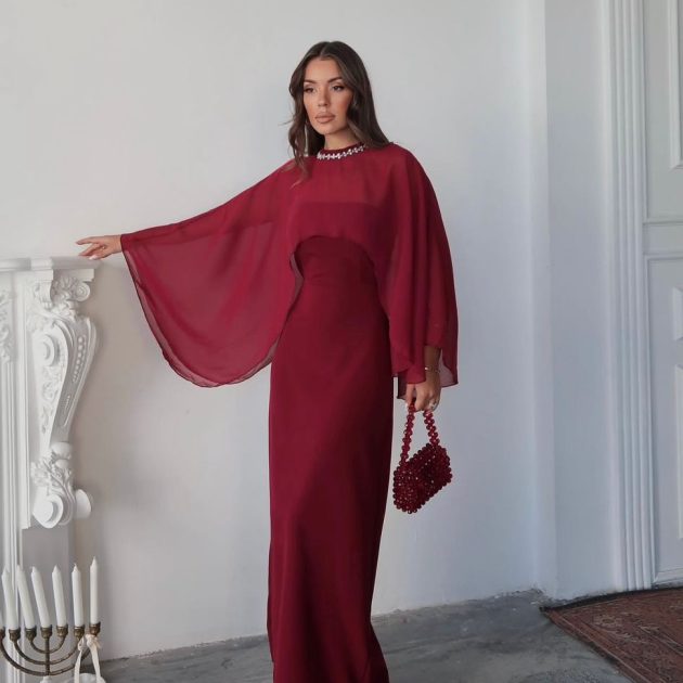 Robe Enchanted bordeau