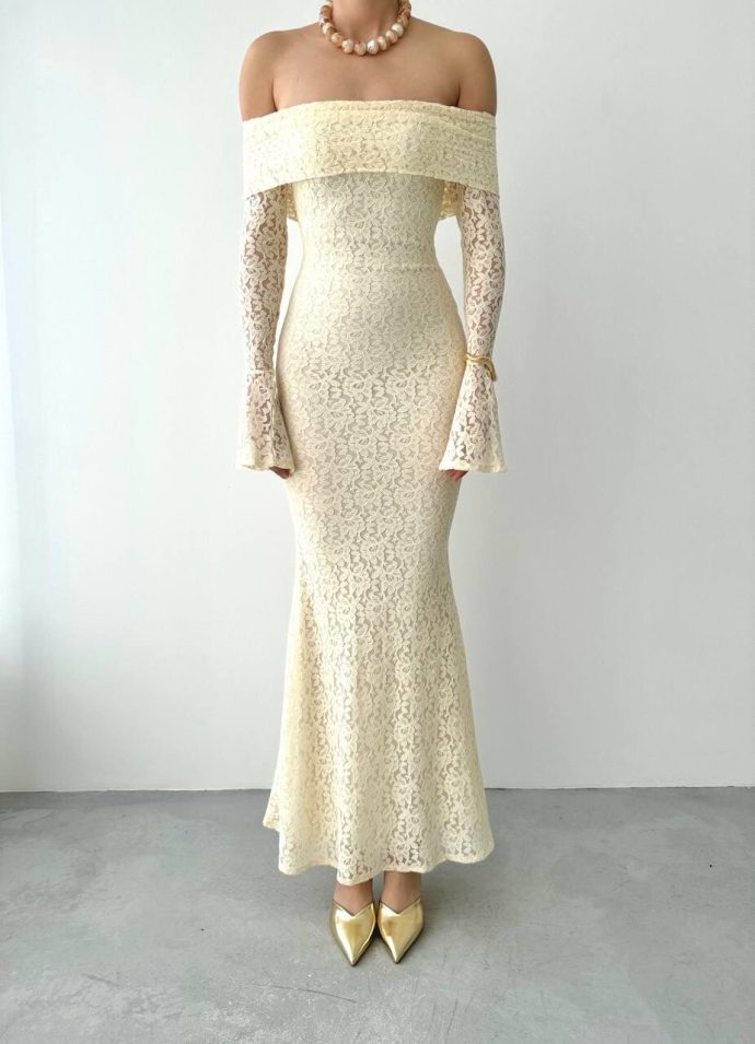 Fairy beige dress – Image 3