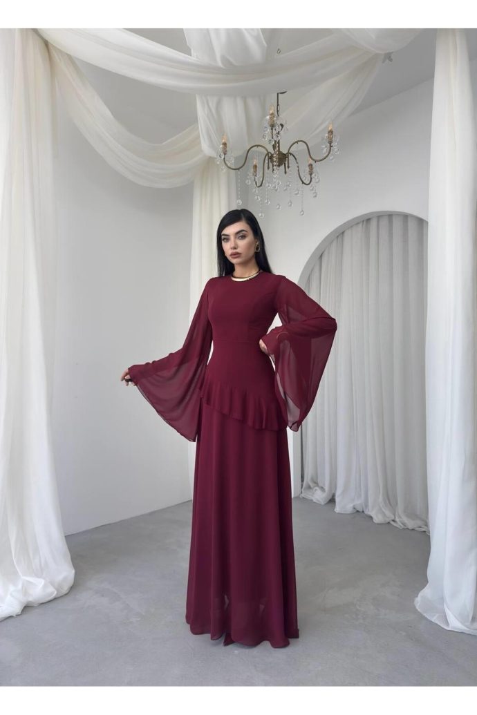 Dress to impress in burgundy