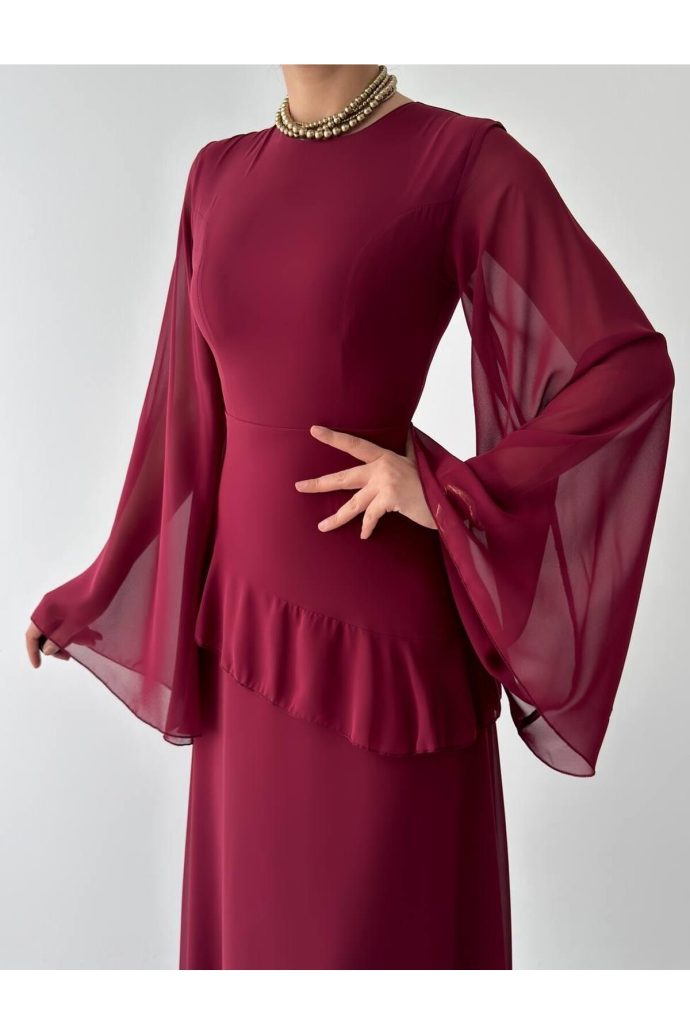 Dress to impress in burgundy – Image 2
