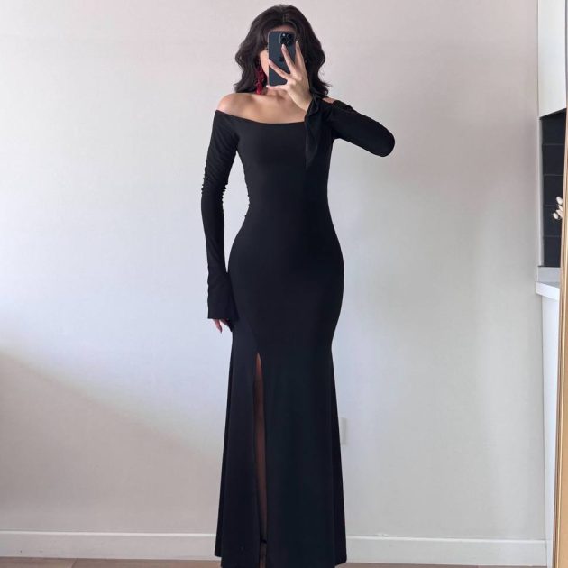 Robe luna noir