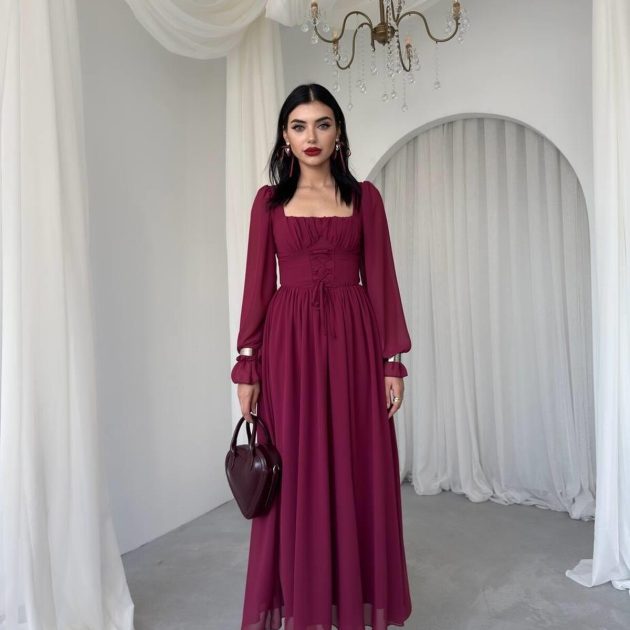 Robe Berry burgundy