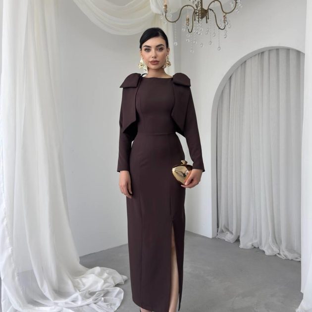 Sofia coffee dress