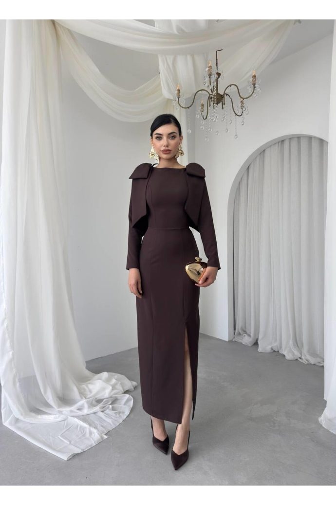 Sofia coffee dress