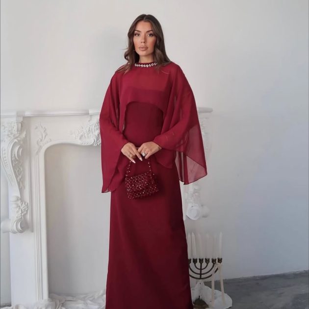 Robe Enchanted bordeau