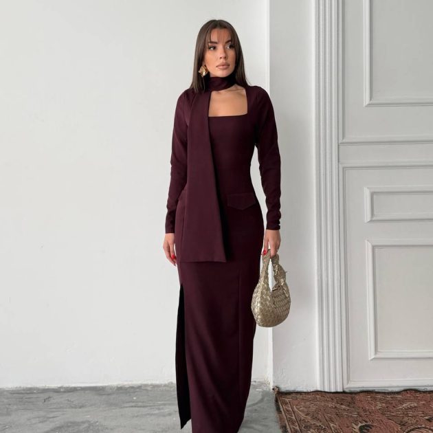 Timeless velvet dress