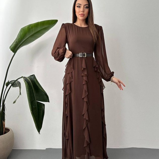 Robe Rosa marron chocolat