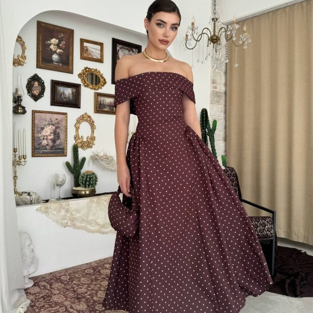 Cinderella mocca dress