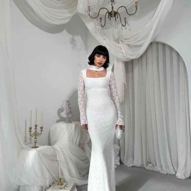 Donatella white dress