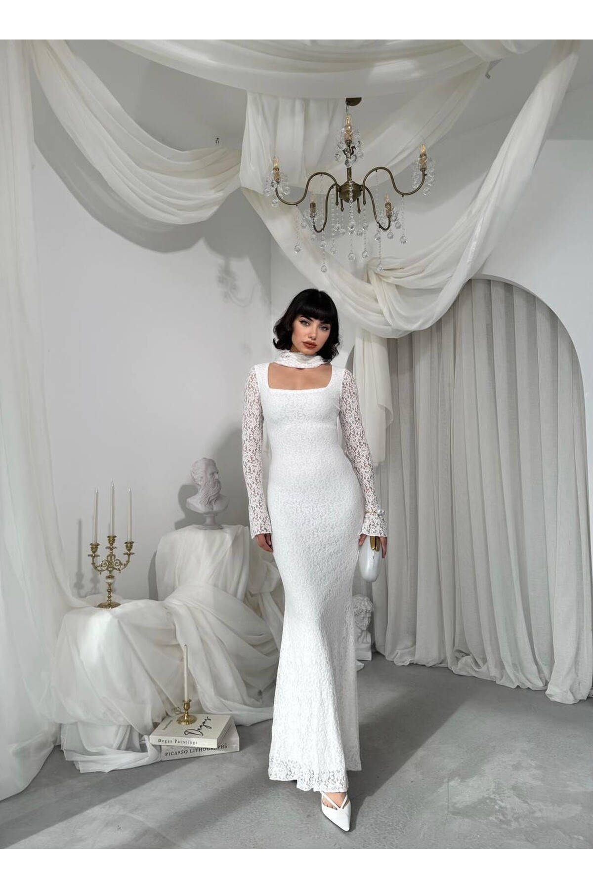 Donatella white dress