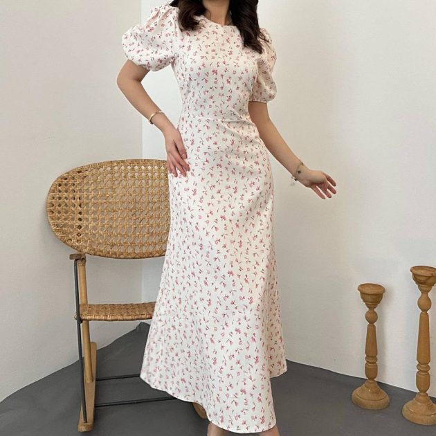 Mango dress in light pink