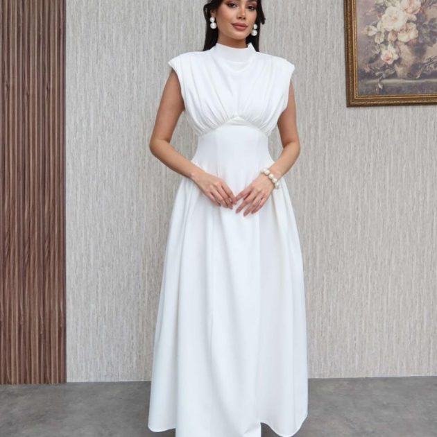 Flawless dress in white