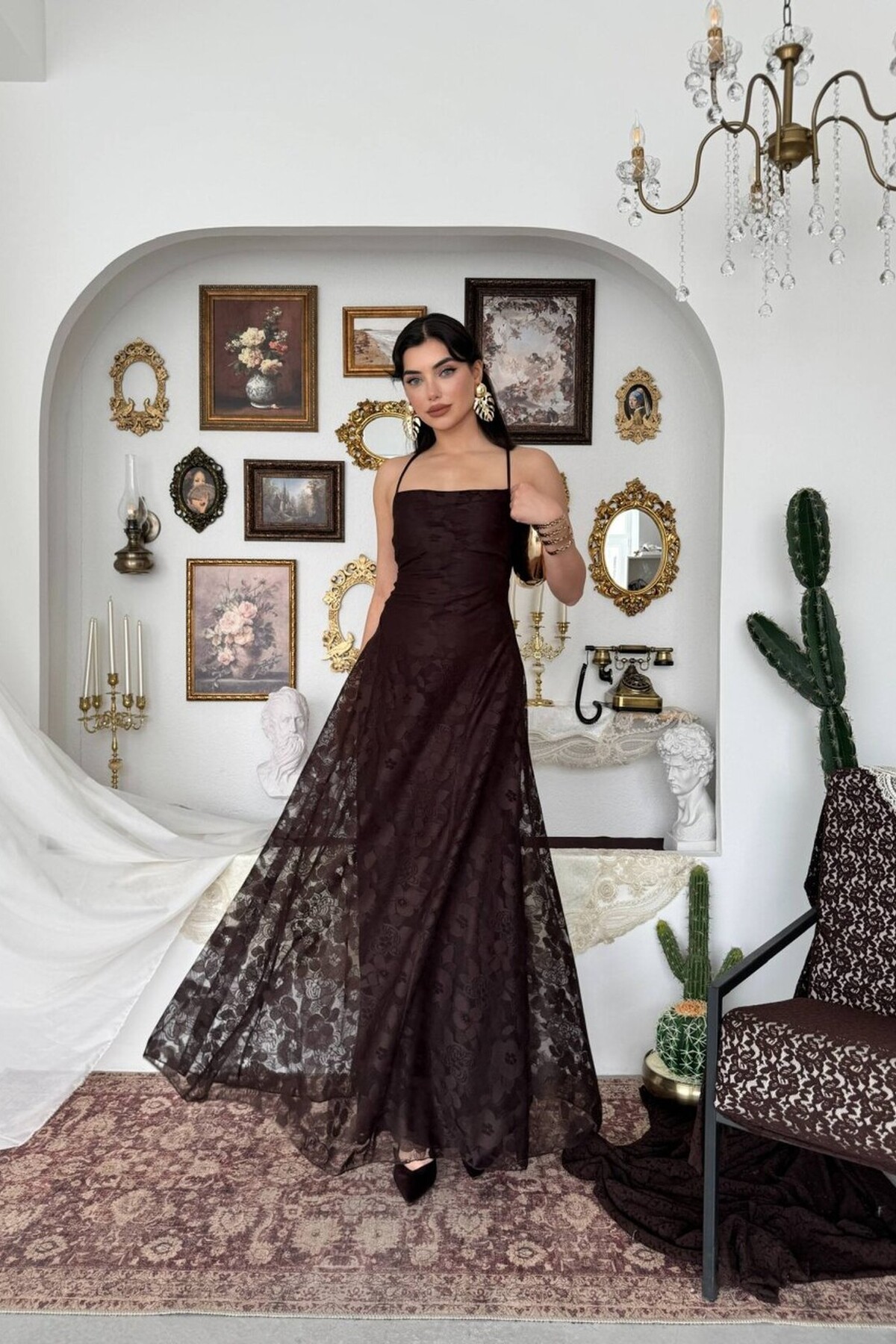 Stella brown dress