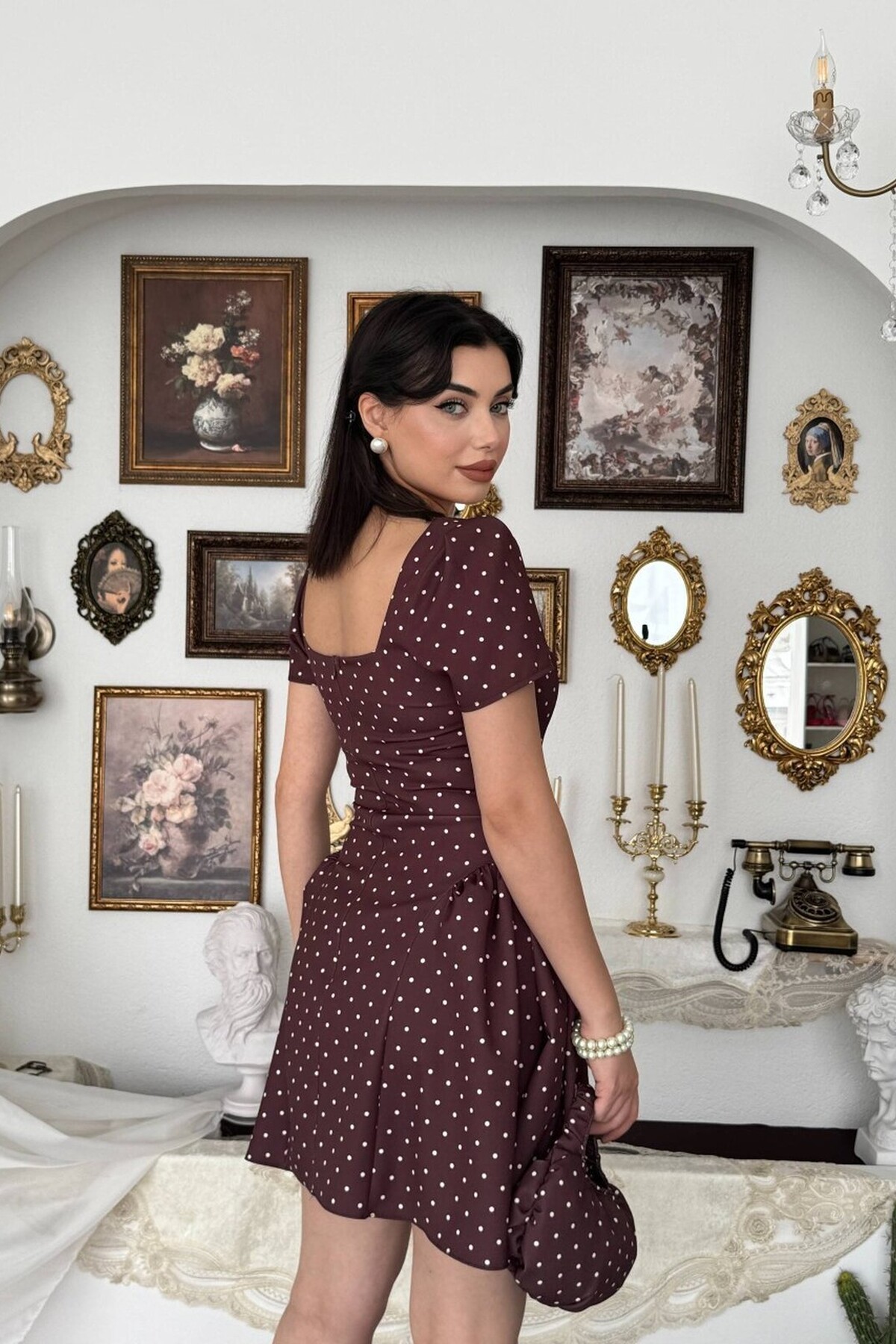 Cinderella mini mocca dress – Image 3