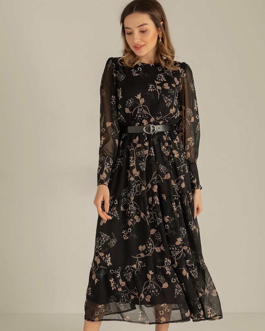 robe a fleur midi